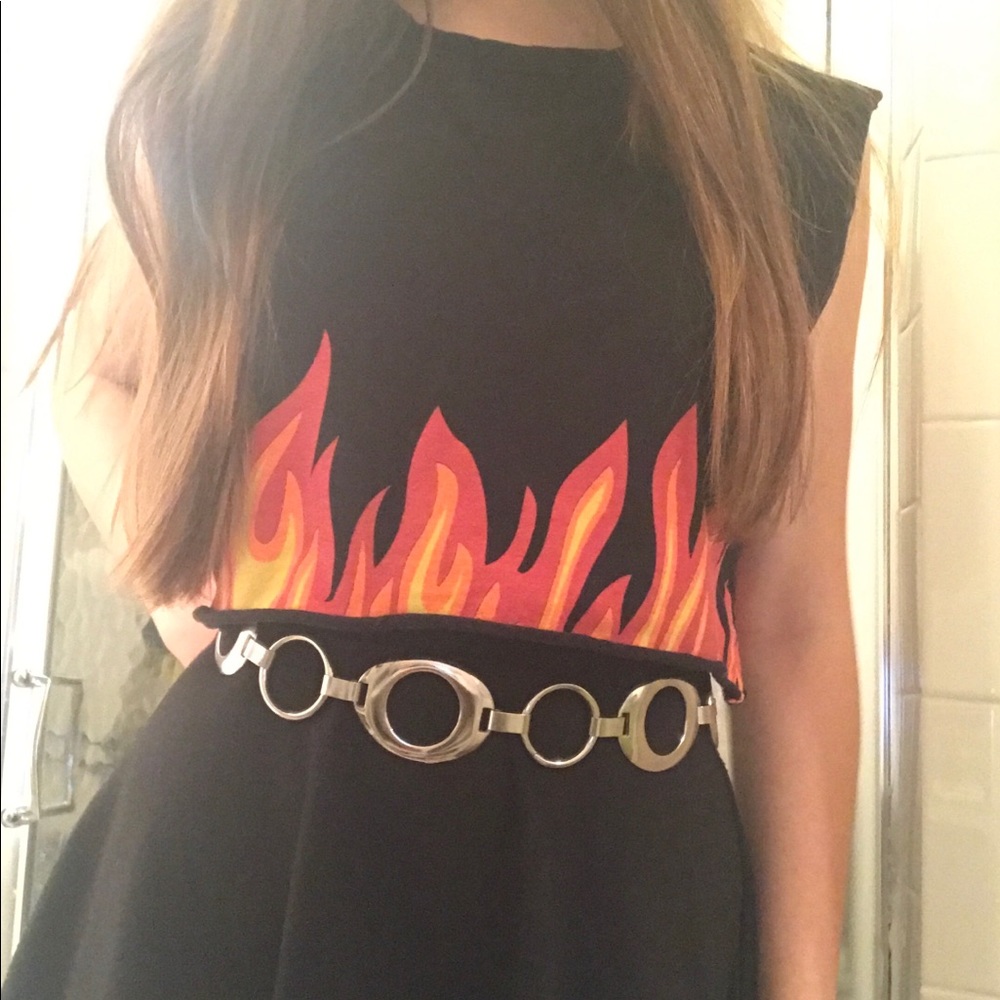 Flame crop top by Jella C 🔥